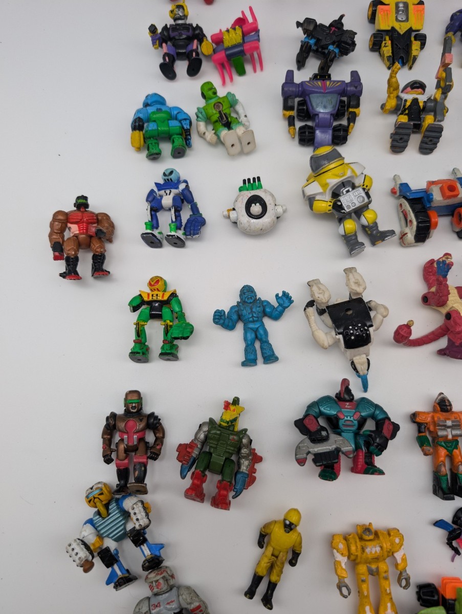 Vintage Z Bots + Others Mini Figures Lot Laser Japan Toy 80s 90s