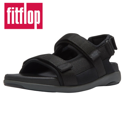 Herren Fitflop Sandalen Sommer Strand offene Zehenpartie F-Modus Go Schnalle Freizeit Sandale UK8-12