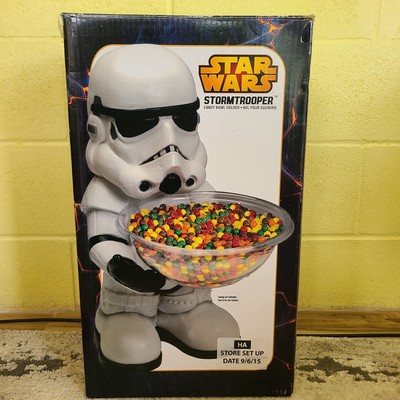 Star Wars Stormtrooper Candy Bowl Holder Half Foam Statue Halloween Rare EXC CON