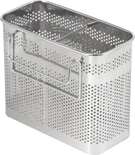 HOME&I Silverware Drying Basket, Kitchen Sink Utensil Medium-2 Compartments 