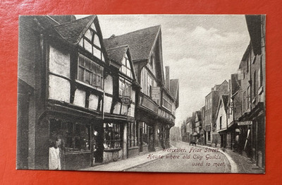 WORCESTER  ~ FRIAR STREET ~ 1891 Antique FRITH  Postcard # 29820a ~ ENGLAND UK
