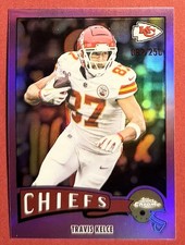 2025 Travis Kelce Topps Chrome ‘75 Throwback Pink Refractor 82/250