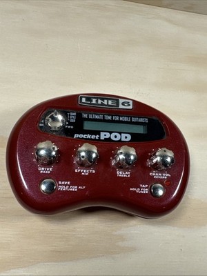 Line 6 Pocket Pod Mini Amp Modeler Multi Effects Processor - Tested Works