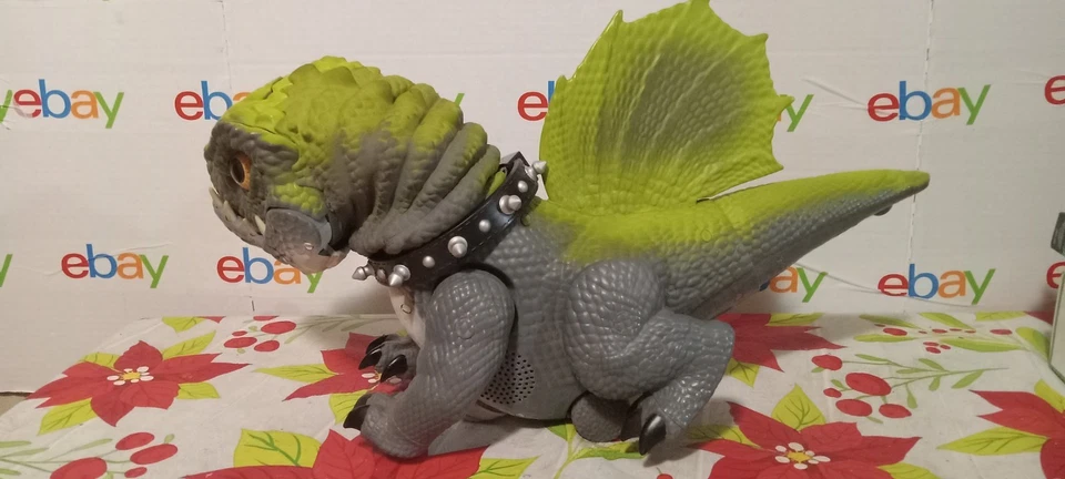 Mattel Prehistoric Pet Cruncher Interactive Dinosaur Talks Walks Roars Tested - Image 3 of 4