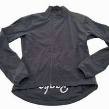 Rapha Classic Softshell Cycling Windbreaker Jacket Size L Dark Charcoal Gray