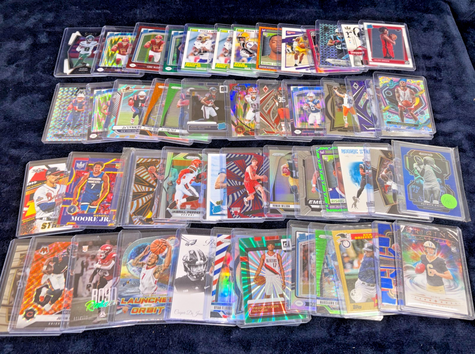 HUGE SPORTS CARD BO NIX AUTO PSA CASE HIT ROOKIE PATCH SSP COLLECTION LOT READ view 10