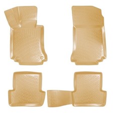 3D Formgepresste Spezifische Gummifu&szlig;matte Beige F&uuml;r Mercedes CLS W218 2010-2018