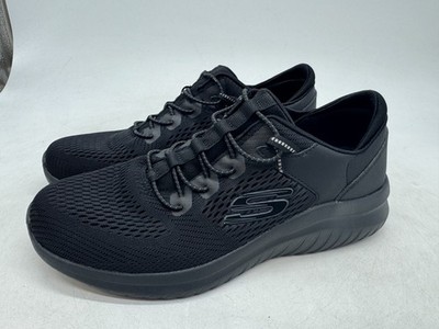 Skechers Ultra Flex 2.0 Kerlem Athletic Sneakers Men's Black Lace-Up Low Top - 8