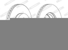 2x FERODO PREMIER Disque de frein Avant pour TOYOTA Yaris 3/5 portes (P9) 255mm