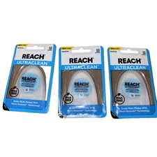 Reach Ultra Clean Dental Floss w/ Micro-Grooves Technology 3 Pack NEW
