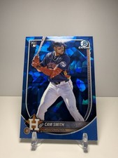 Topps 2025 Bowman Chrome Sapphire Cam Smith #77 Rookie Houston Astros Base