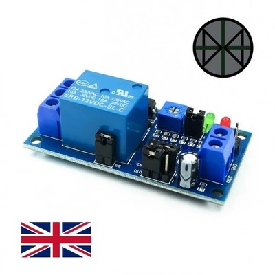 5V / 12V DC Delay Switch Relaismodul, Turn On / Delayed Off Modul