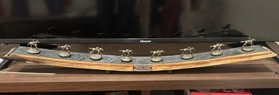 Rare Buffalo Trace Blanton's Topper Mount Whiskey Bourbon Den Bar Man Cave