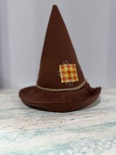 Unbranded Brown Scarecrow Witch Hat Costume Accessory