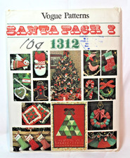 VTG VOGUE PATTERNS Santa Pack I 1312 UNCUT Tr...