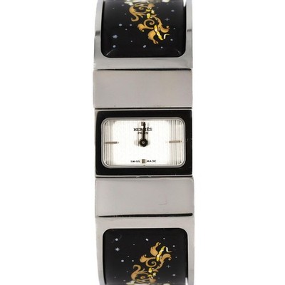 Authentic [Unserviced - Value Price] Hermes Loquet Enamel LO1.210 Stainless ...
