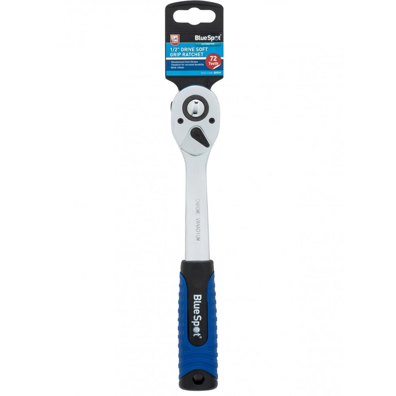 BlueSpot 1/2" Drive Soft Grip Ratchet 1/2" - Image 10