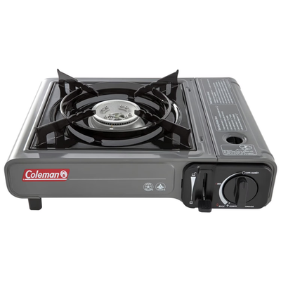 #ad Tabletop Butane Gas Camping Stove 1 Burner Gray $26.45