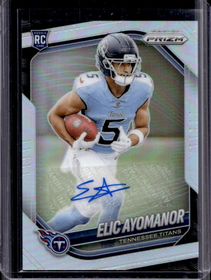 Elic Ayomanor Panini Prizm #321 Autograph Silver