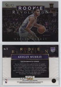 2022-23 Panini Select Rookie Revolution Silver Prizm Keegan Murray #5 RC