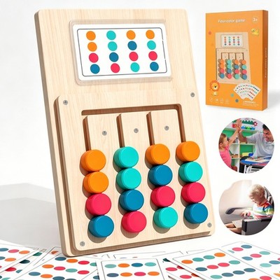 Demenz Beschäftigung Holz Farb-Memory Gedächtnisspiel 12 Karten Senioren Holz