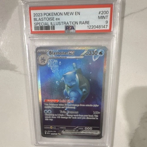 Pokémon Blastoise ex Special Illustration Rare Sv151 #200/165 PSA 9 2023