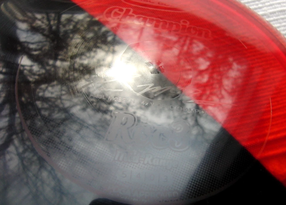 Innova Paul McBeth 4X Champion Roc3 - BBD Bright Red & Jet Black 50/50 Dye OOP - Image 2 of 4