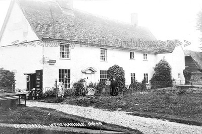 Fzz-28 The Post Office, West Hanney, Berkshire 1920. Photo