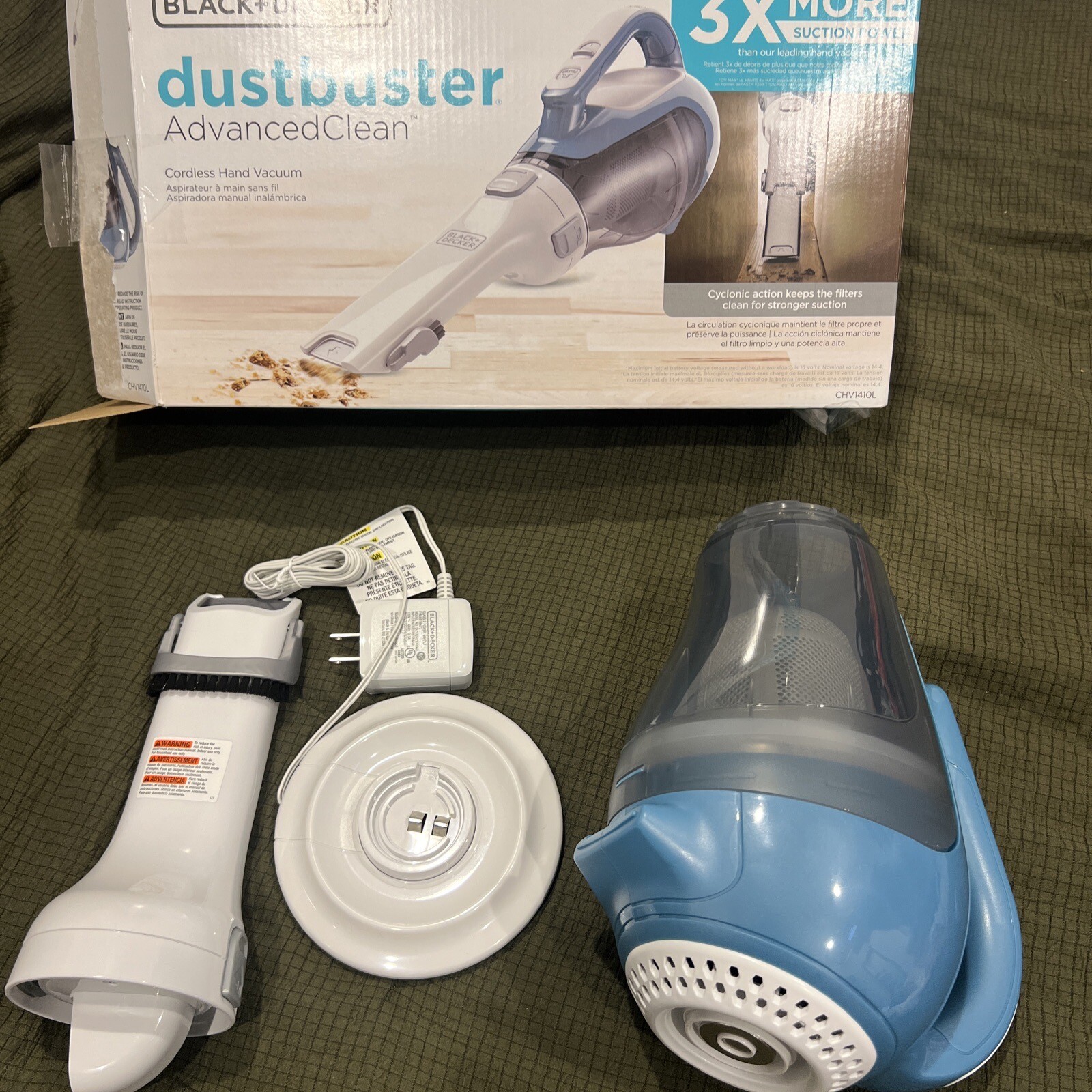 BLACK+DECKER dustbuster AdvancedClean Handheld Vacuum (CHV1410L) eBay