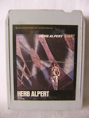 Herb Alpert Rise 1979 8 Track Tape A&M 8T 4790 Latin Jazz Pop Trumpet VG VINTAGE