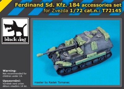Blackdog Models 1/72 Sd.Kfz 184 FERDINAND Resin Detail Set