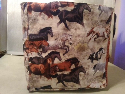 Caballos Western Zapato Vaquero Campos para Correr yeguas Cartera/Bolso de Proyecto Hecho a Mano 12x12 - Imagen 4 de 8