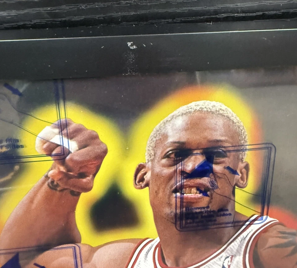 Nuevo póster enmarcado 16 X 20 HOFer Dennis Rodman #91 Chicago Bulls Foto 3 de 4