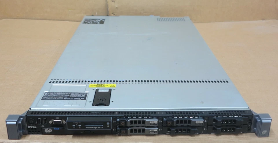 Dell PowerEdge R610 2x Xeon E5645 2.4GHz 192GB RAM 292GB HDD PERC 6/i 1U Server - Image 2 of 2
