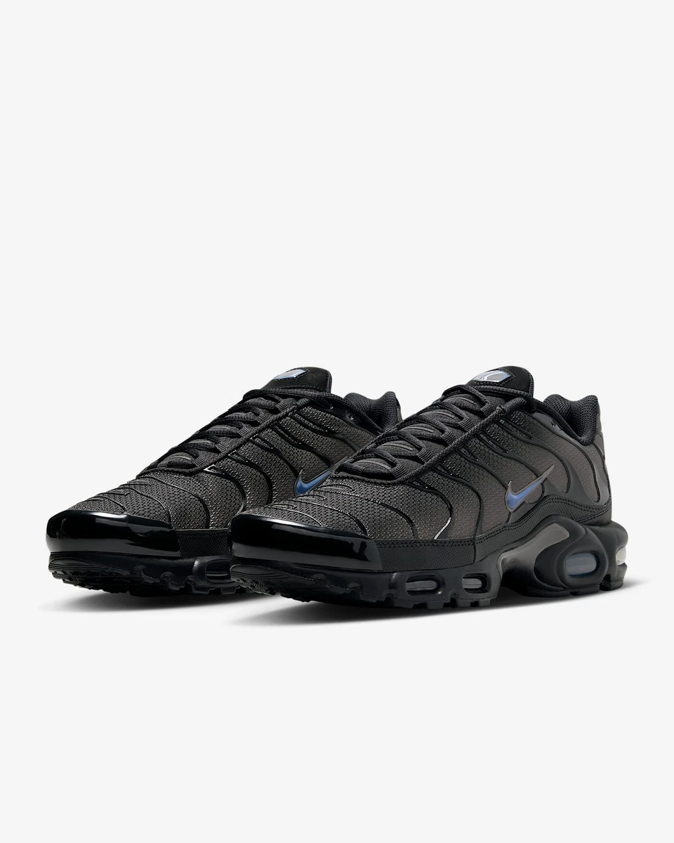 Nike Air Max Plus Black Dark Smoke Grey | eBay