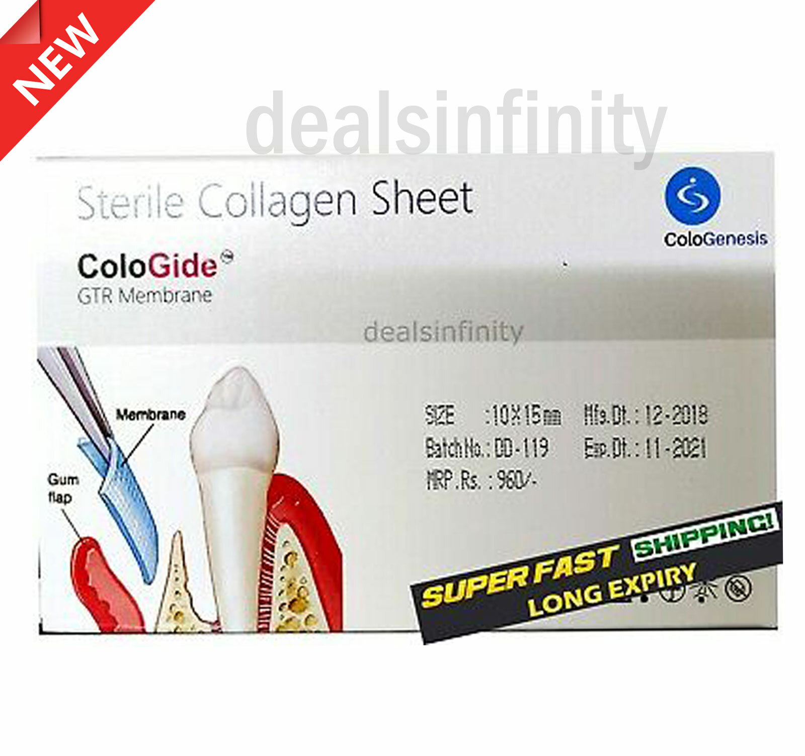 Collagen Beauty Mask, Maschera In Fogli Di Collagene Per Effetto - Foto 11