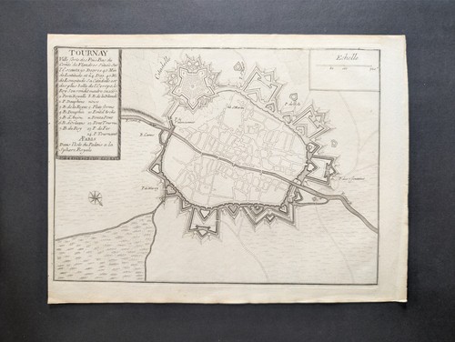 Tournay, de Fer Introduction à la Fortification, Stampa 1691