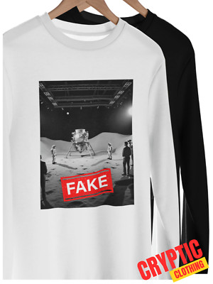 Stanley Kubrick Production SHIRT Fake Moon Landing NASA Lies Hoax Flat Earth TEE
