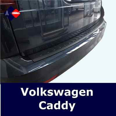 Volkswagen VW Caddy(2015-25) NEW Black Rear Guard Scratch Bumper Cover Protector