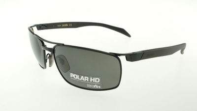 ZERORH+ XAUS Black / Grey Polarized HD Sunglasses RH781S-04 Carl Zeiss 63mm