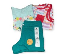 Cat  Jack Girls summer shorts and top set 3pk- 4T NWT