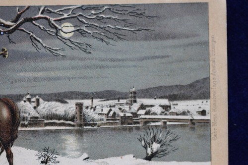 alte AK Halte gegen das Licht 13.12.1900 Neujahrskarte - Picture 7 of 9