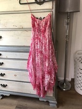 Alice And Olivia Pink Strapless Dress