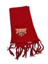 Vintage San Francisco 49ers NFL Football Red Logo Acrylic Scarf Schuessler USA