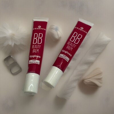 2x Essence BB Beauty Balm Lip Gloss With Shea Butter 03 FLIRTYLICIOUS 12ml