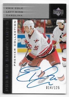 02/03 UD PREMIER SIGNATURES SILVER AUTOGRAPH /125 (#SAH-SWG) U-Pick From List