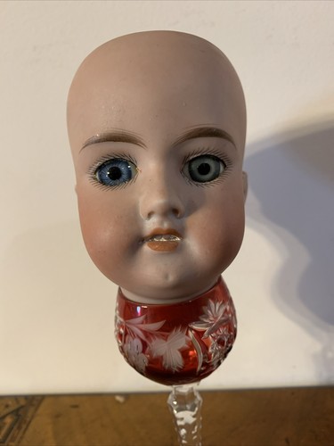 Ancienne Poupée Armand Marseille 390 – Tête En Porcelaine (bisque) – 17 Cm – Allemagne