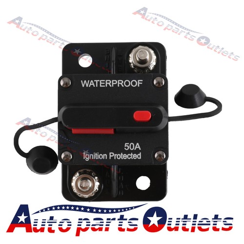 30A-300A Amp 12V-48V DC Circuit Breaker Audio Fuse Car Boat Manual Reset Switch - Picture 6 of 9