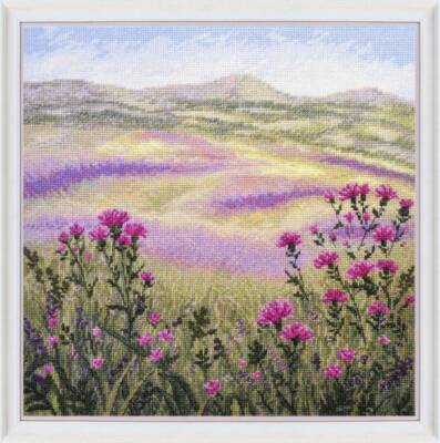 Cross stitch kit Meadow secrets 26x26cm Aida 16ct embroidery needlepoint kit
