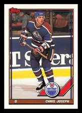 Chris Joseph #432 1991-92 Topps Edmonton Oilers